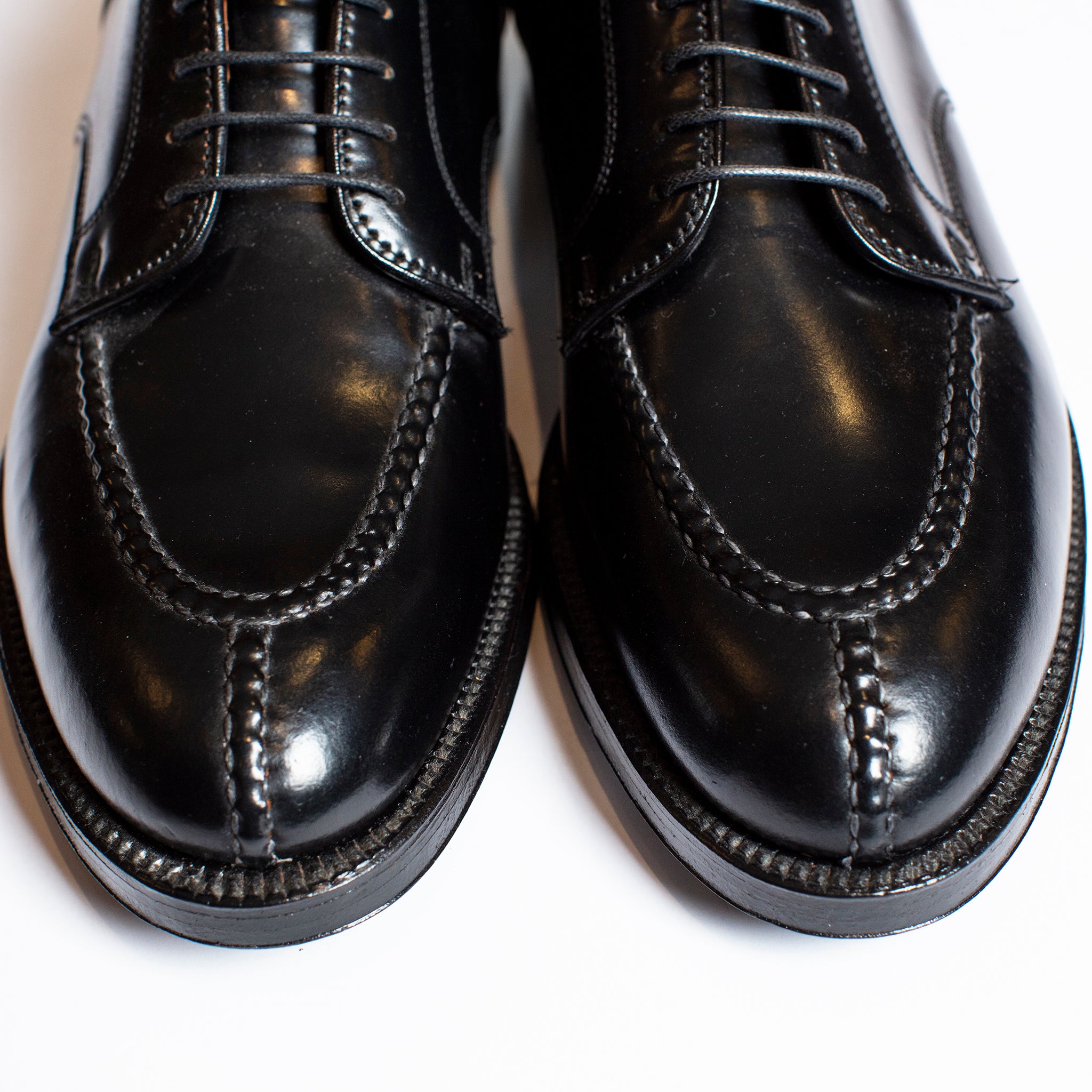 Alden Black Shell Cordovan Norwegian Split Toe – Oxford and Derby