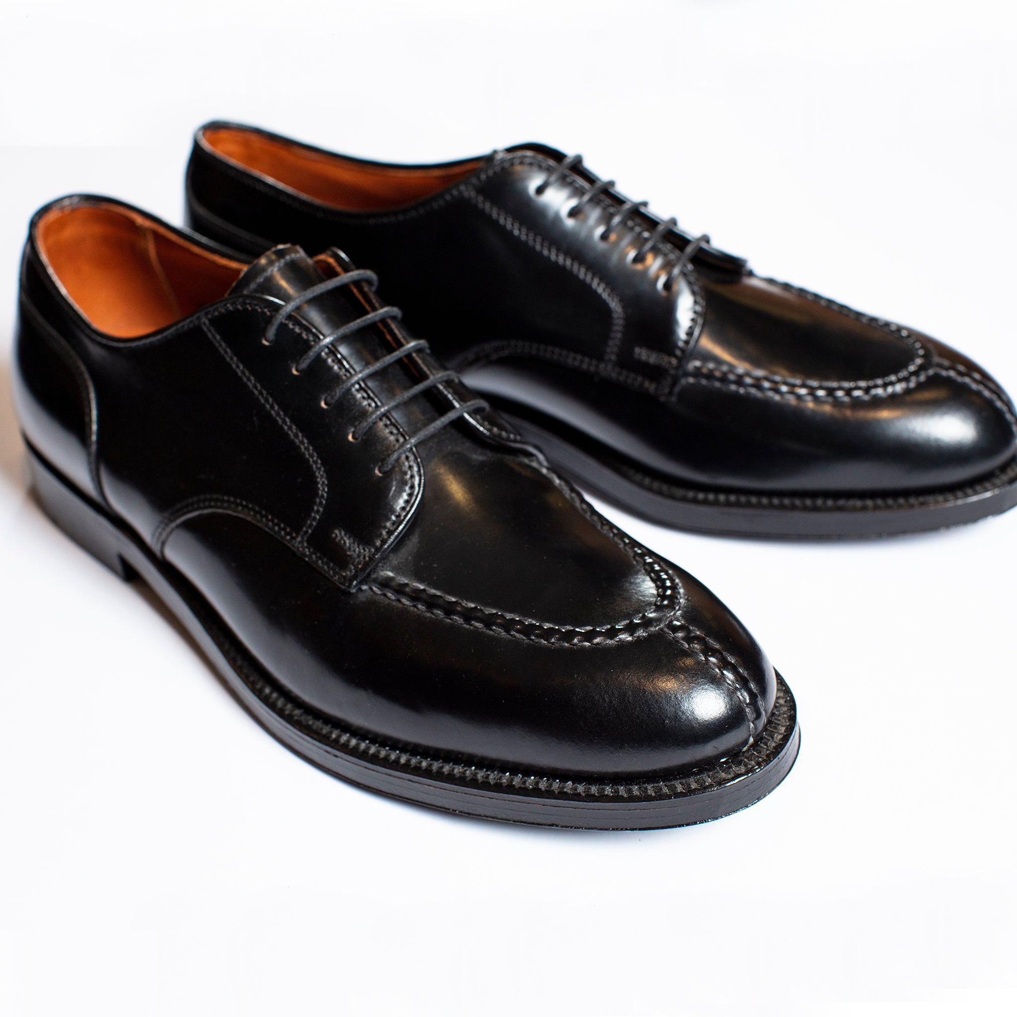 Alden Black Shell Cordovan Norwegian Split Toe – Oxford and Derby