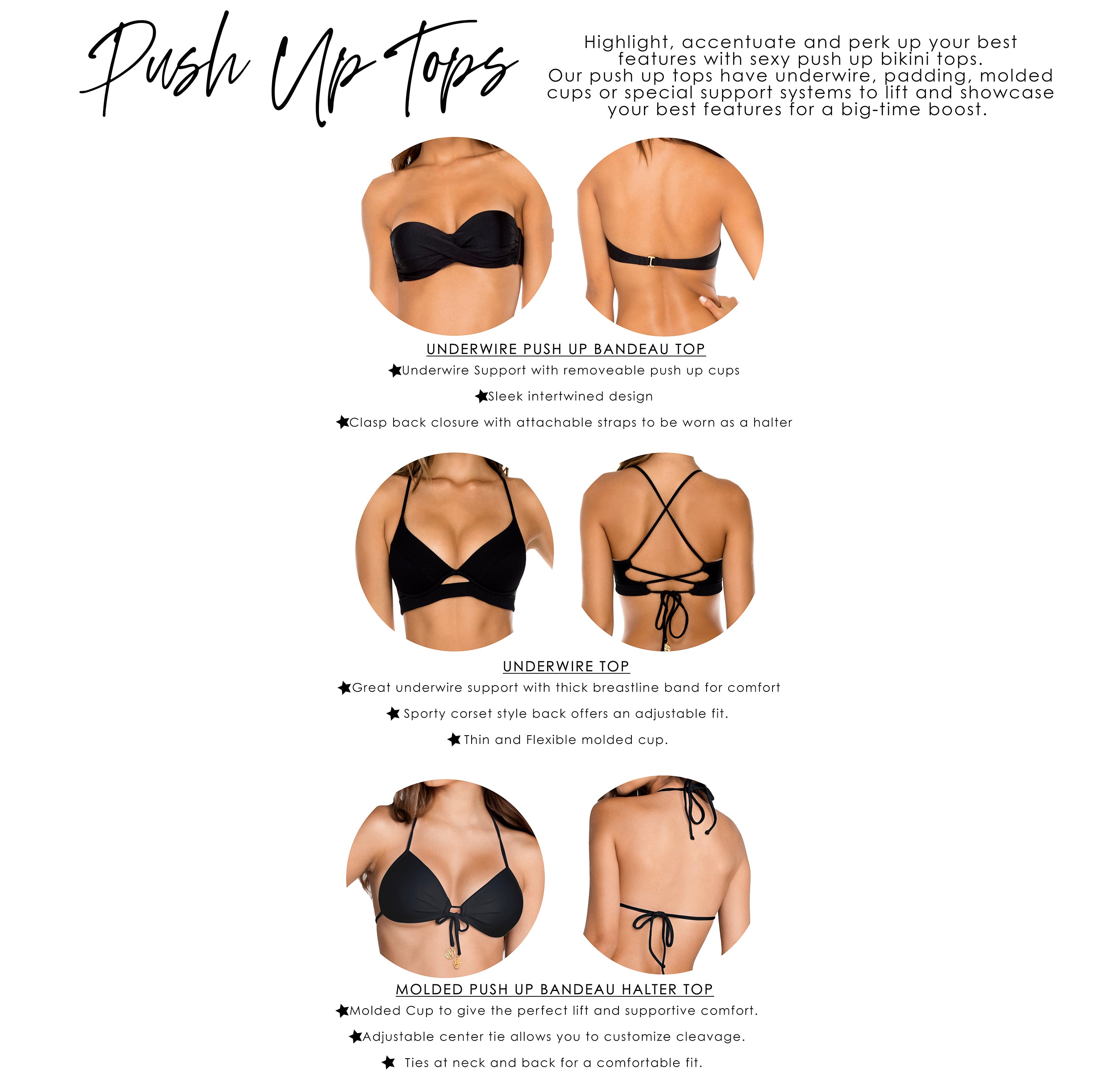 Cheeky Brazilian Scrunch and Push Up Bikini Fit Guide — Luli Fama