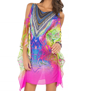 caftan short dress