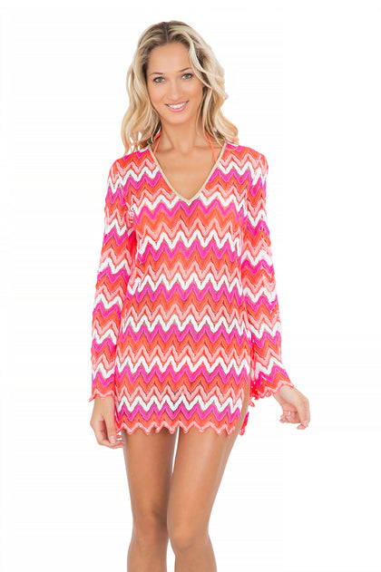 flamingo beach dress