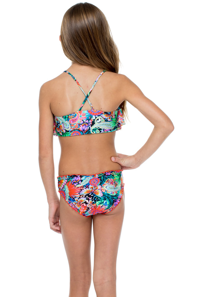 Gwiyeopda Family Matching Swimsuit Two-Piece Bikini Set Mommy and