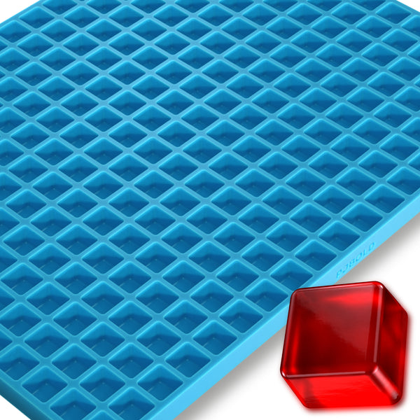 Square Silicone Mold, 4mL, 192 Cavity, Half Sheet, Blue – PJ Bold