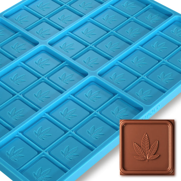 Marijuana Leaf Silicone Trays for Chocolate Gummies Party Novelty Gift Mold  with Dropper, 3 Pack – motanomata