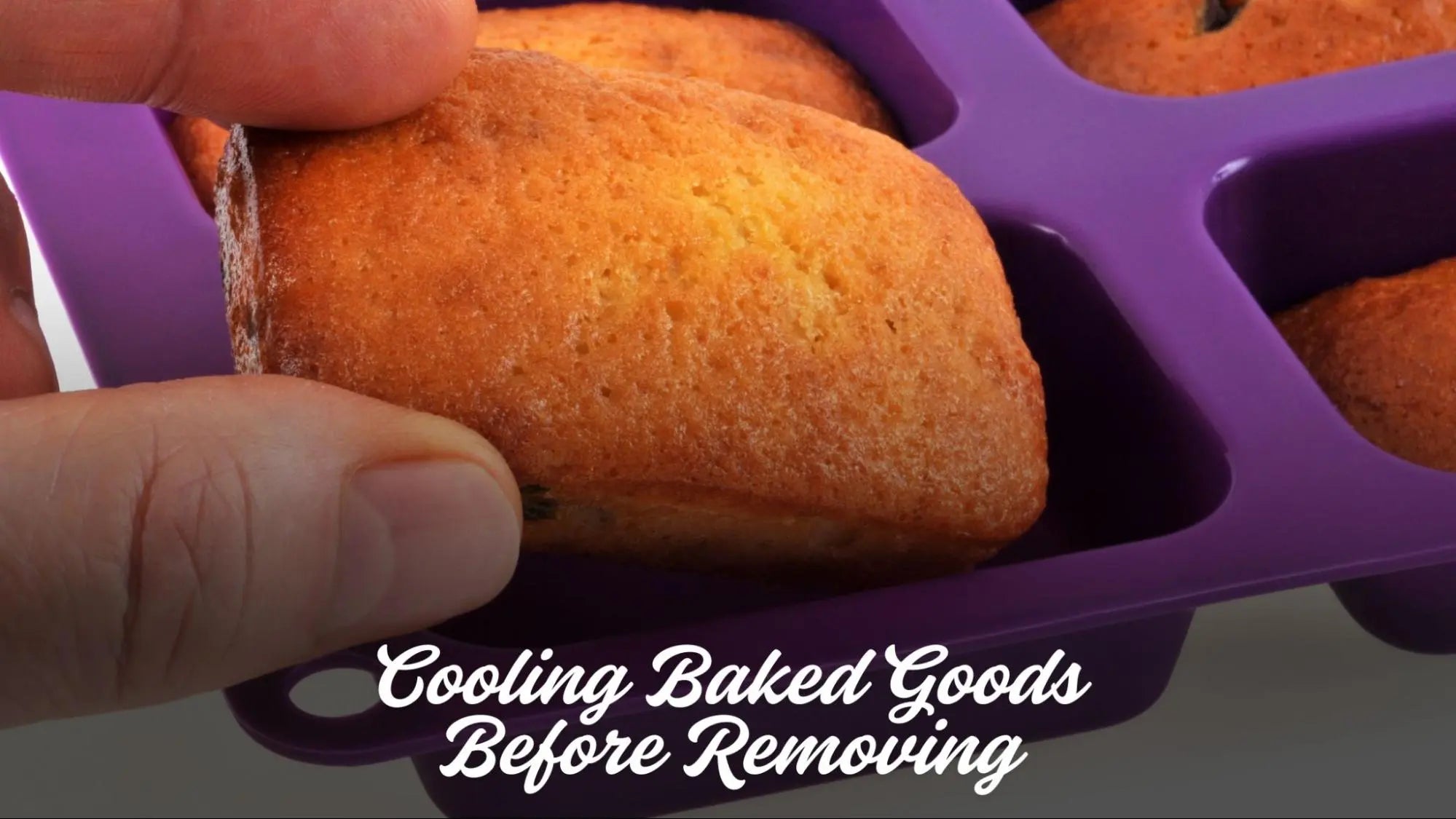 cooling baked goods before removing