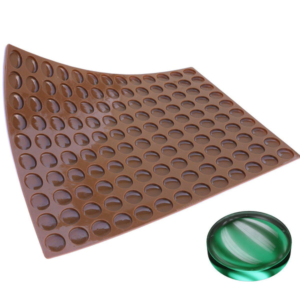 Brownie Silicone Bite-Size Mold - 24 Cavity Square 1.5X1.5X.75