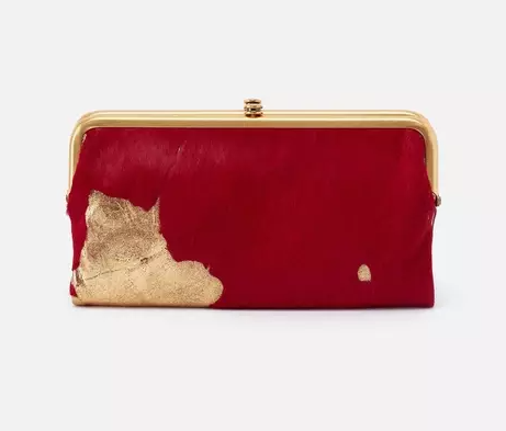 Lauren Gold Leaf Wallet