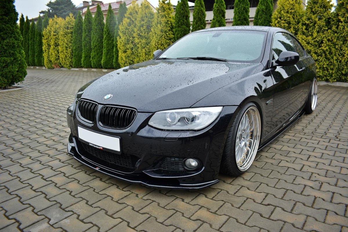 Bmw 3 Series E92 M Pack Front Splitter Facelift V2 Maxton