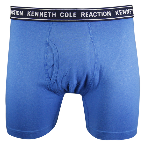 Men's Kenneth Cole Reaction REM8226 Cotton Stretch Boxer Briefs - 3 Pack  (Black S) 