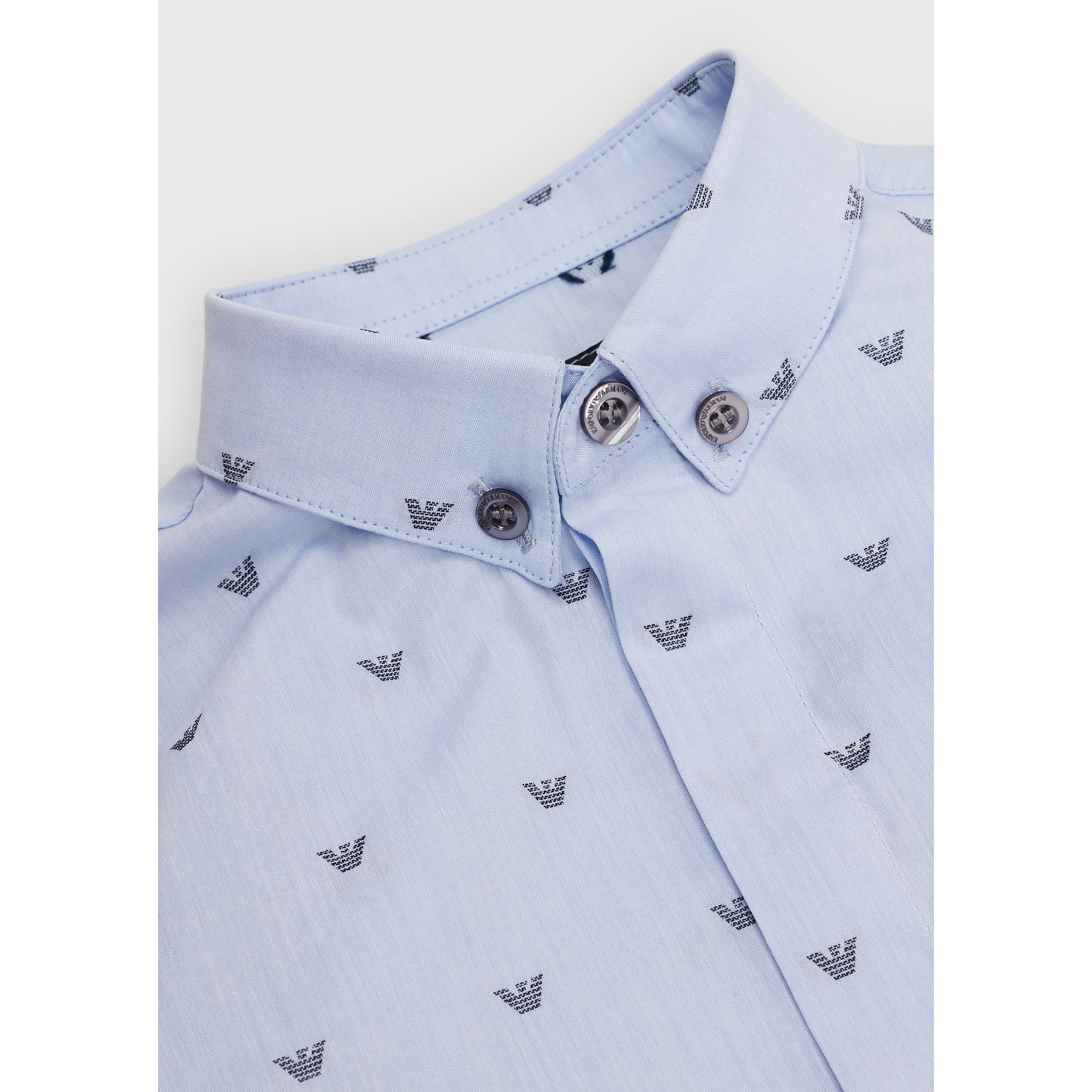 Emporio Armani Boys Blue Dress Shirt – NorthBoys