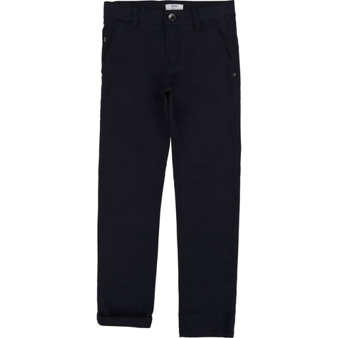 hugo boss navy trousers