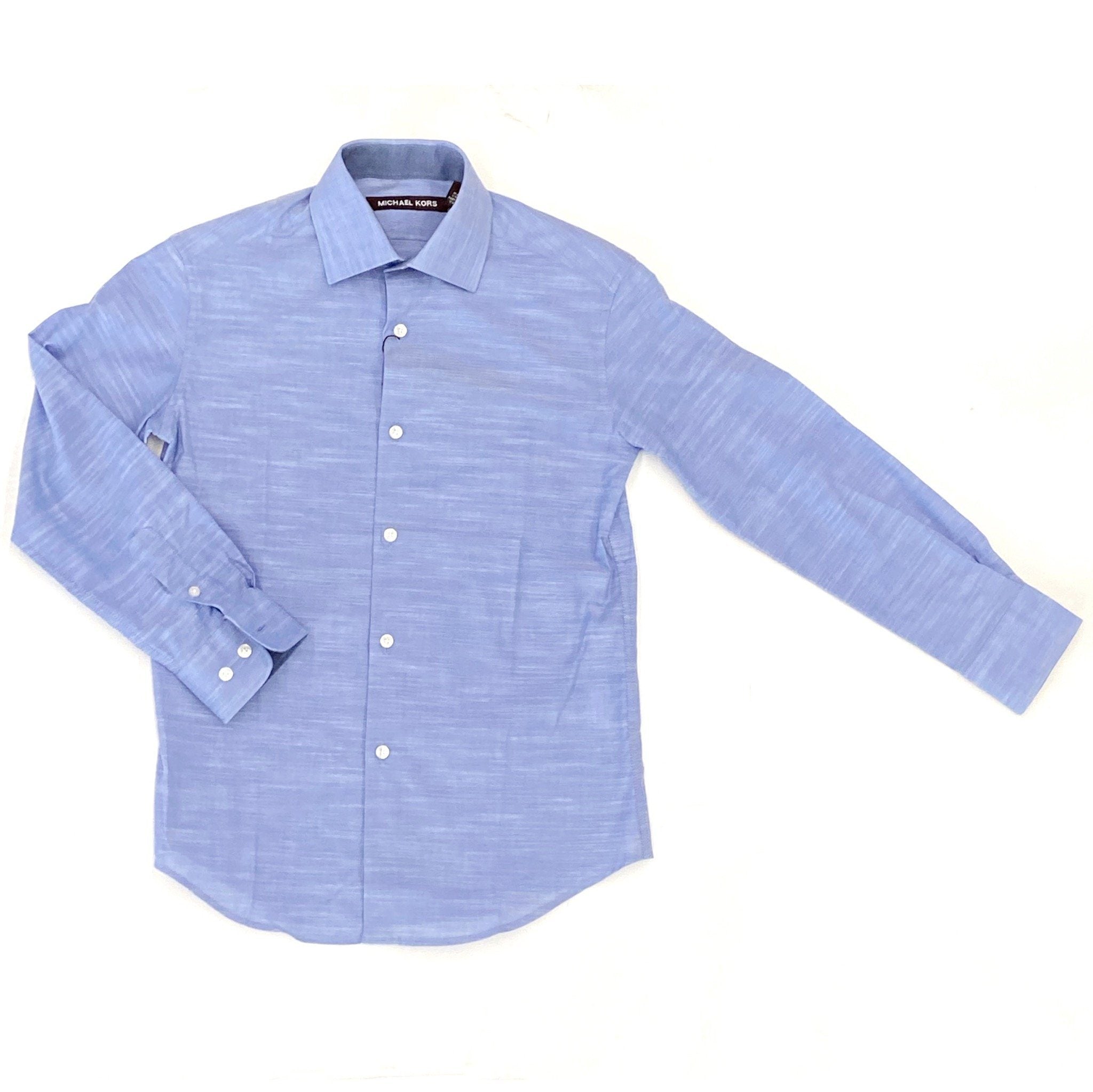 Michael Kors Boys Cotton Blue Dress Shirt – NorthBoys