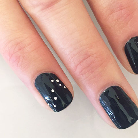 Elle Sees|| Beauty Blogger in Atlanta: How To: Zodiac Constellation Sparkle  Nails