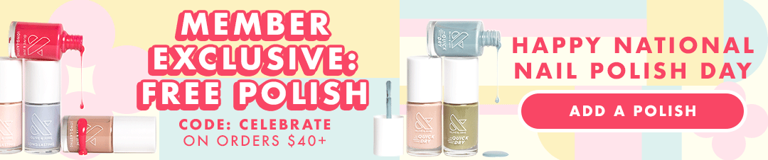 free polish extended code: celebrate- members get more days to shop - shop now