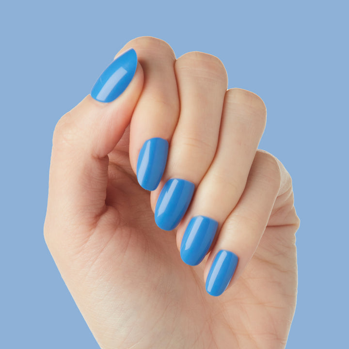 blue round nails