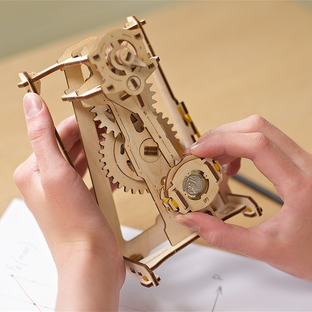 ugears mechanical clock