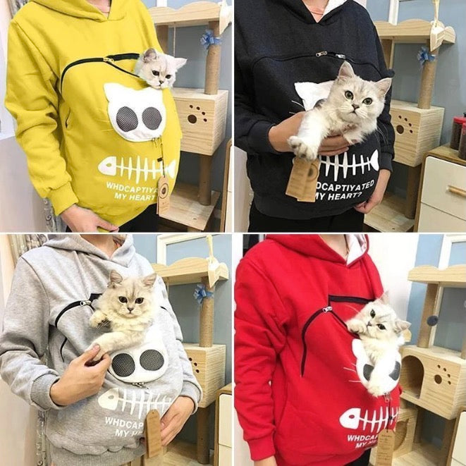 animal pouch sweatshirt