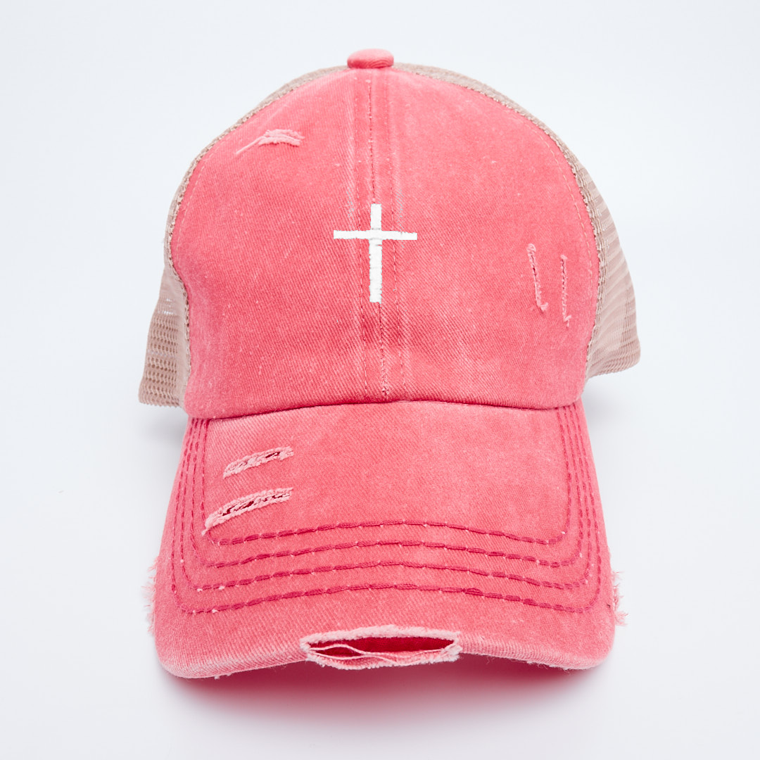 Cross Criss Cross Ponytail Hat – Faith Shirts