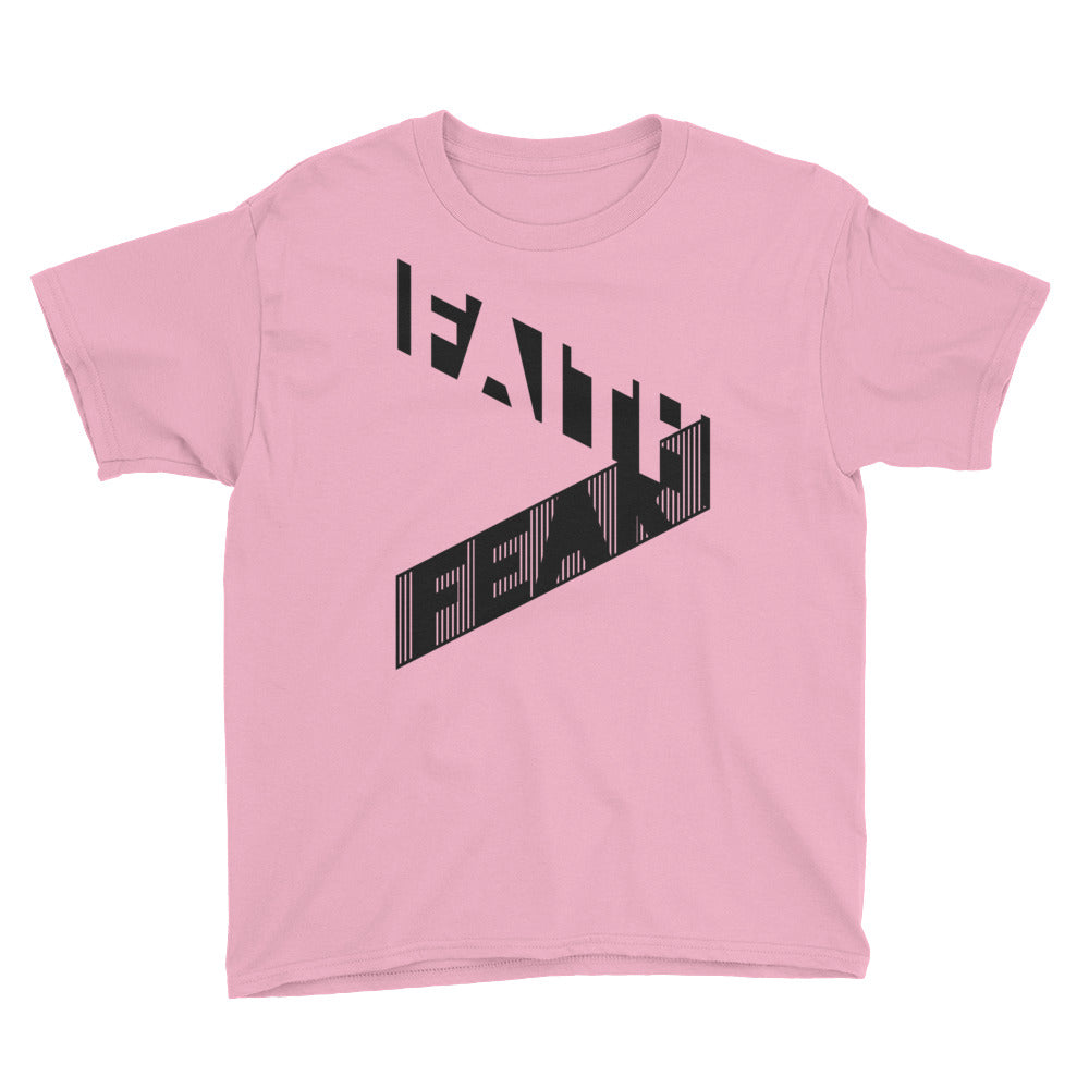 Faith > Fear Youth Short Sleeve T-Shirt
