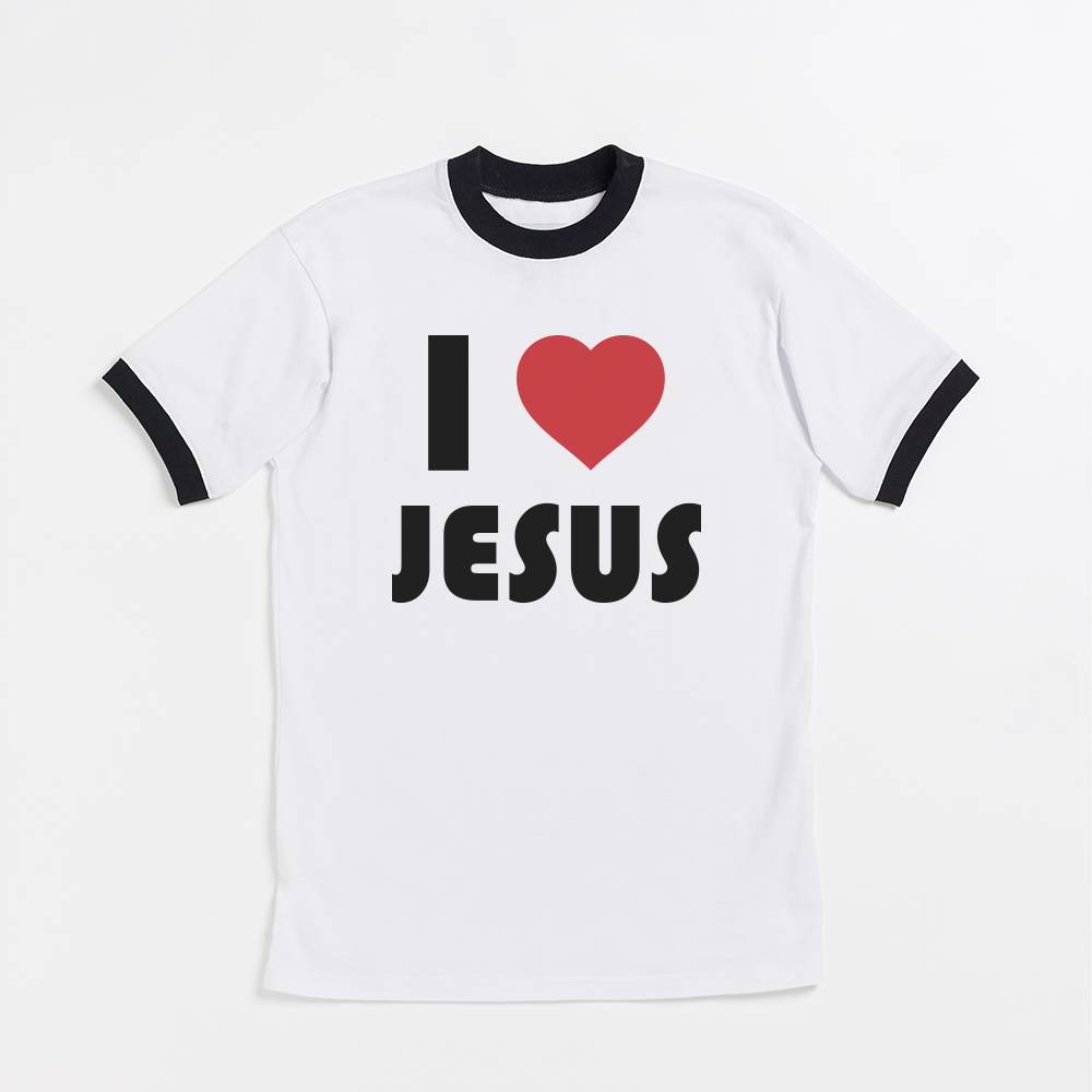 - T-Shirt I Jesus Ringer Love