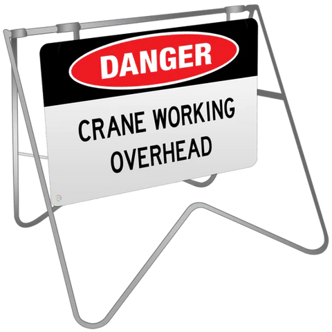 Swing Stand Crane Working Overhead Sign