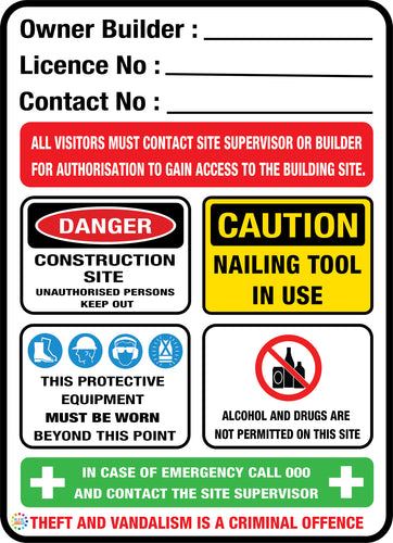 Construction Site Safety Signs | K2K Signs