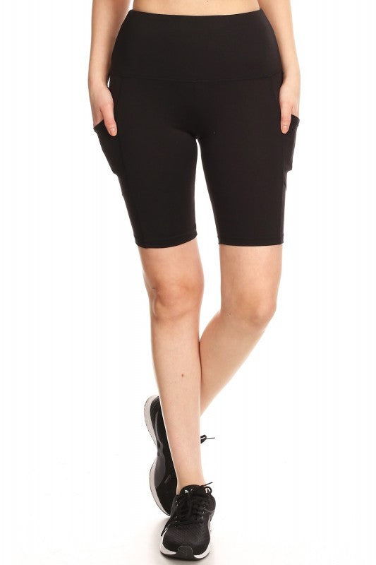 women's plus athletic shorts