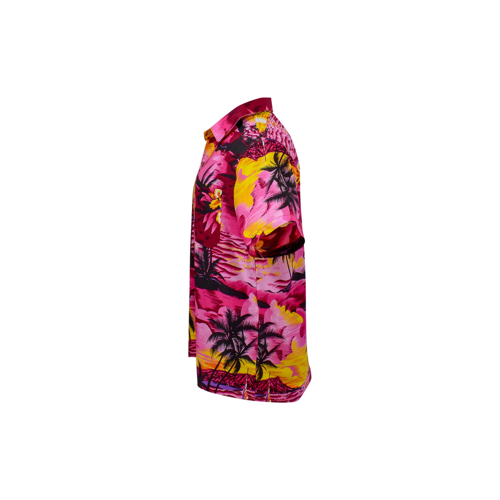 Men's Hawaiian shirts | pink & yellow | plus sizes | Oz About Oz – Oz ...