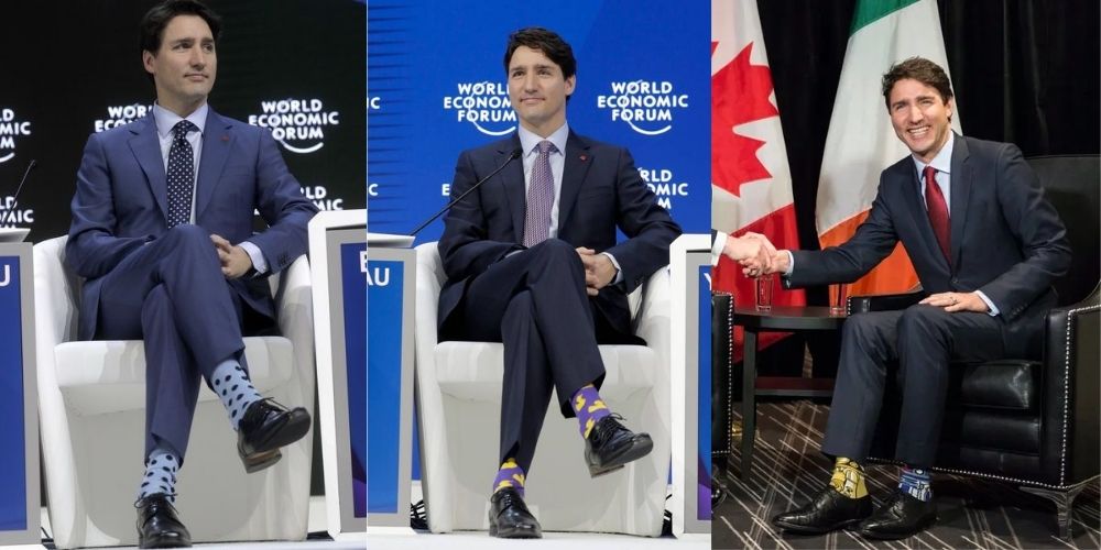 Justin Trudeau Novelty Socks