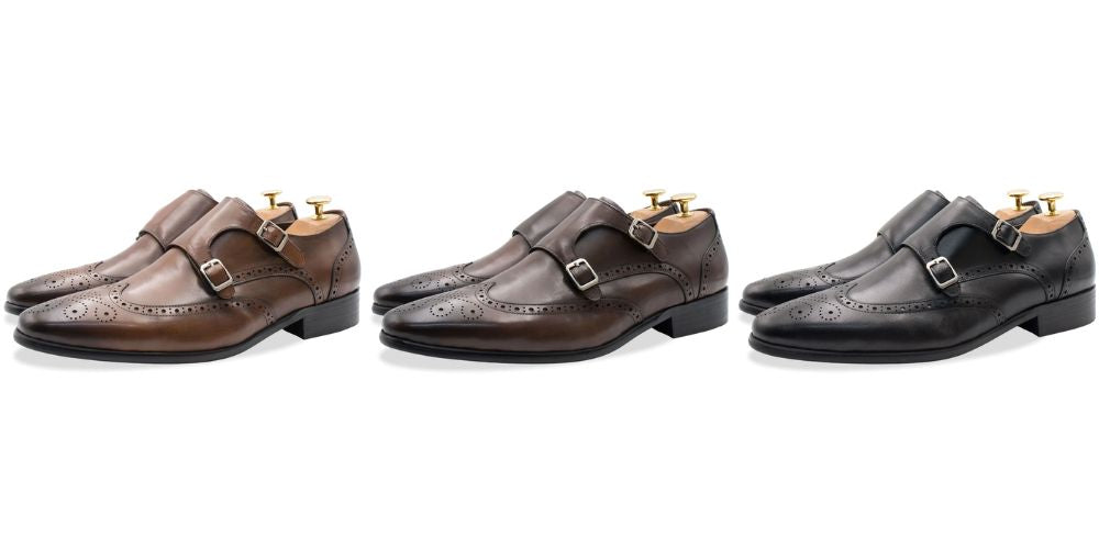 Wingtip Monk Straps