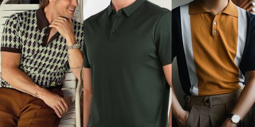 modern polo shirt