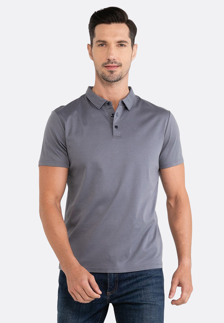 The Organic Polo - Black - Arden Teal