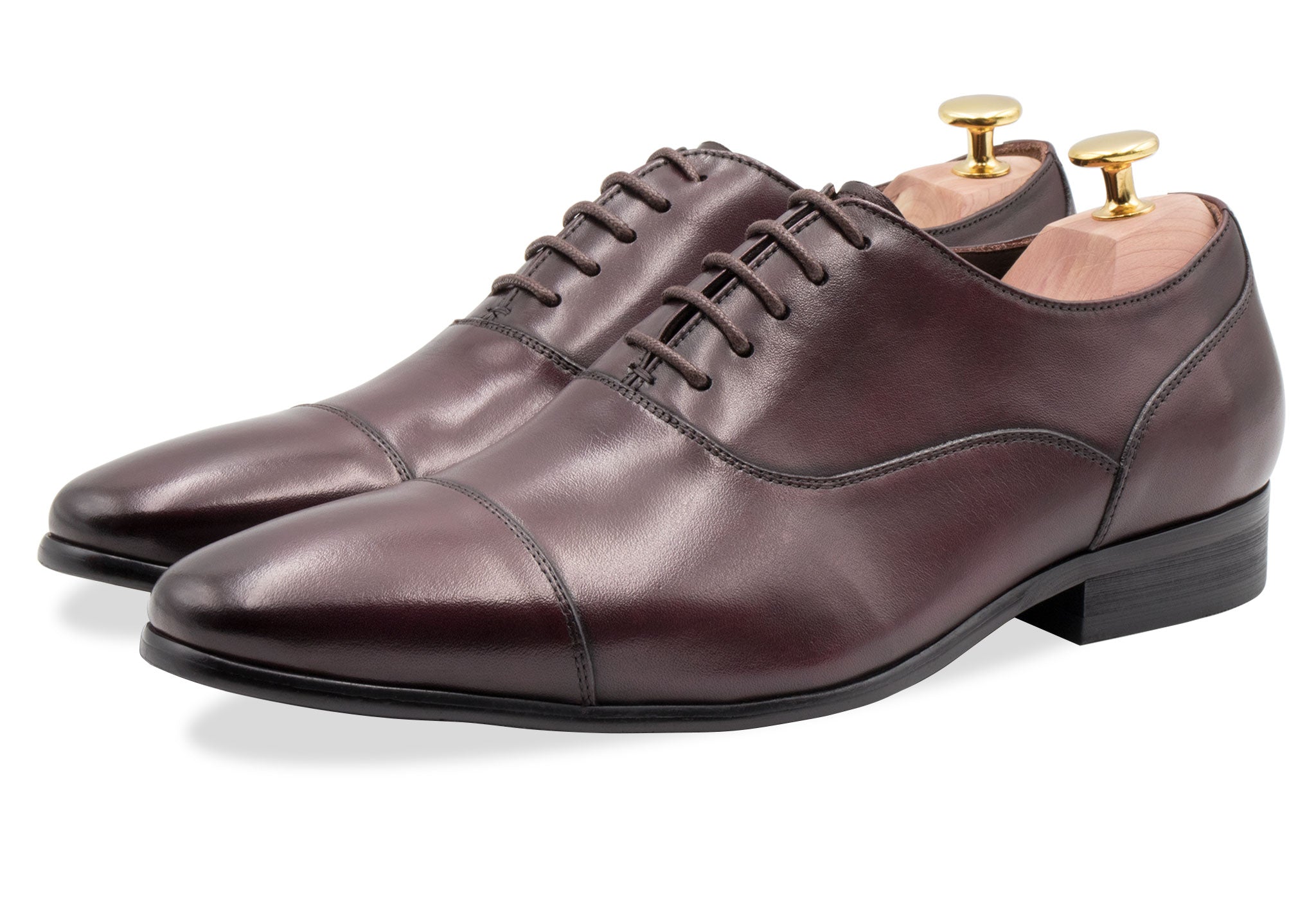 burgundy oxford shoes