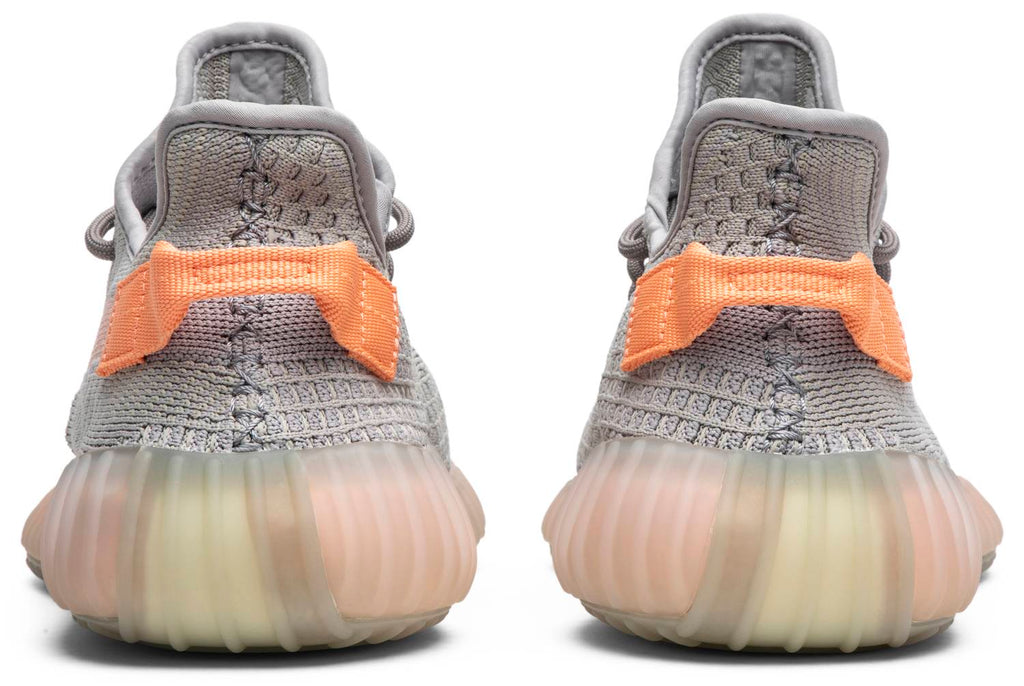 peach and grey yeezys