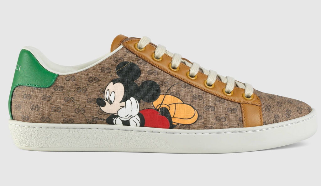 Mickey Gg Disney X Gucci Ace Sneaker Charityshop