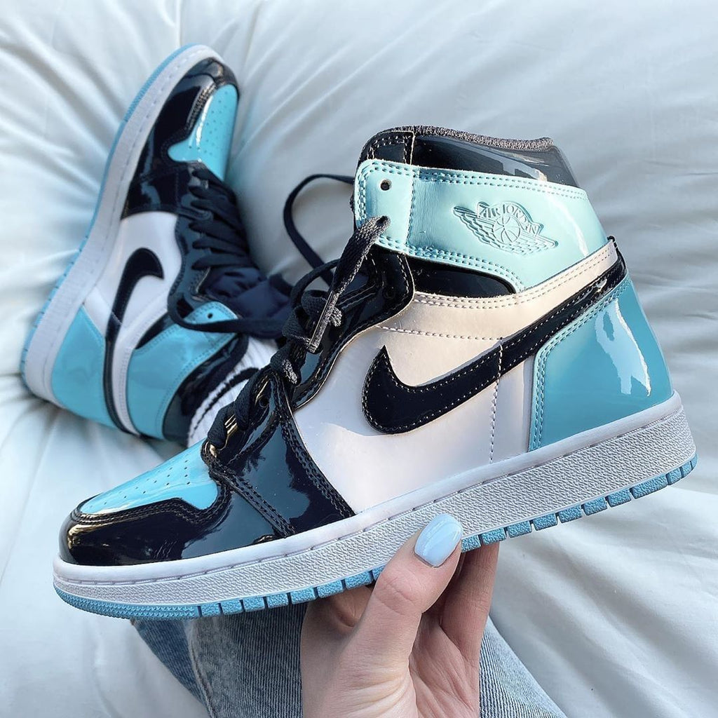 women's blue chill jordans