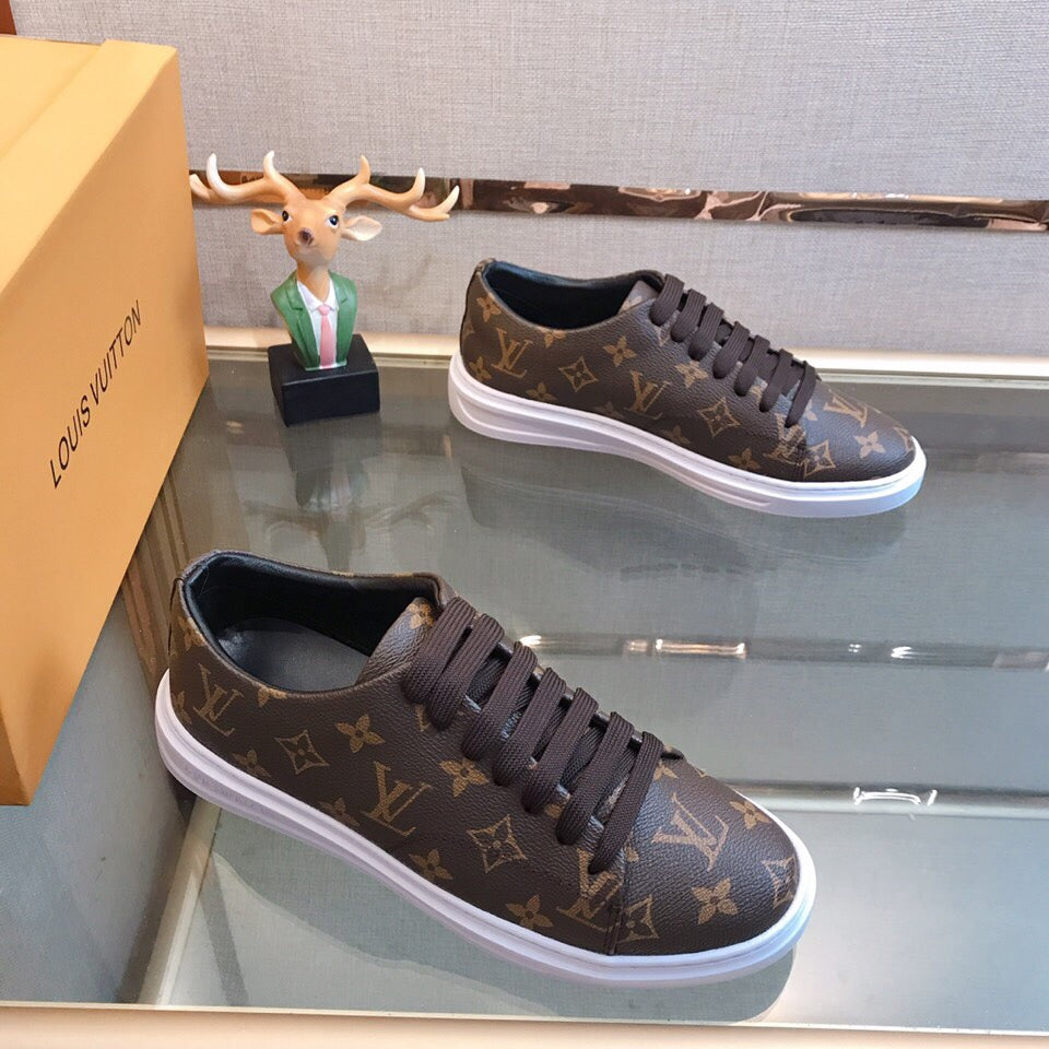 &quot;Louis Vuitton Louis Vuitton&quot; sports and leisure men&#39;s shoes Brown – charityshop