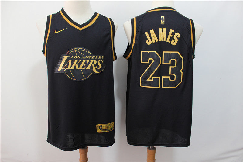 NBA LeBron James Lakers Jersey - Golden 