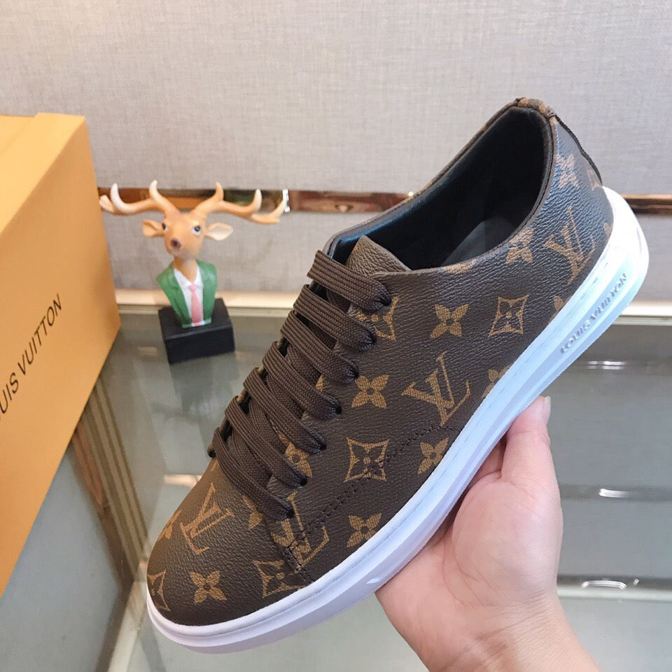 &quot;Louis Vuitton Louis Vuitton&quot; sports and leisure men&#39;s shoes Brown – charityshop