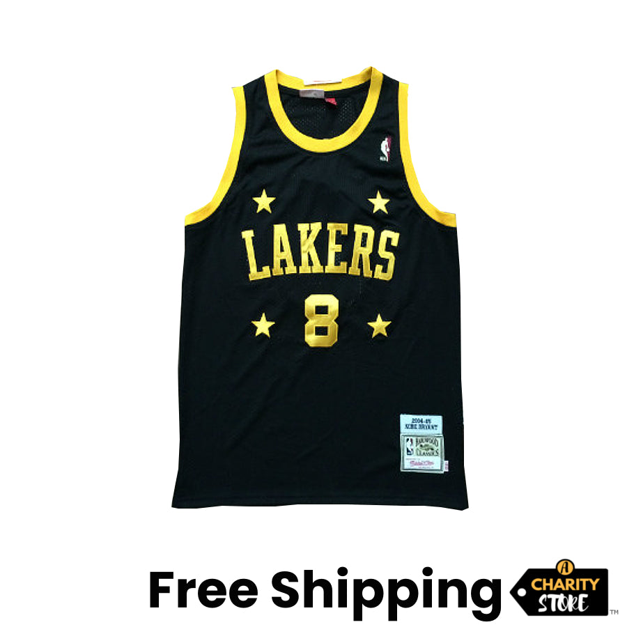 lakers black throwback jersey