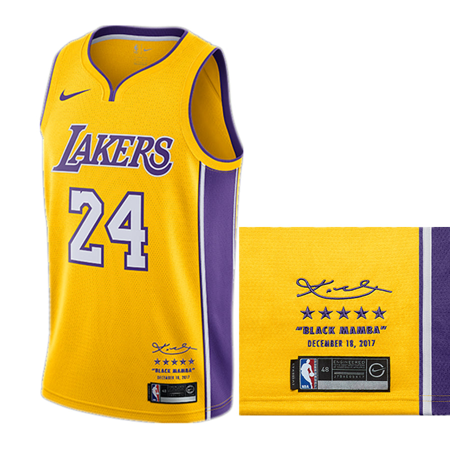 kobe bryant signature jersey