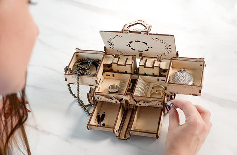 Mechanical Antique Jewelry Box Model Kit