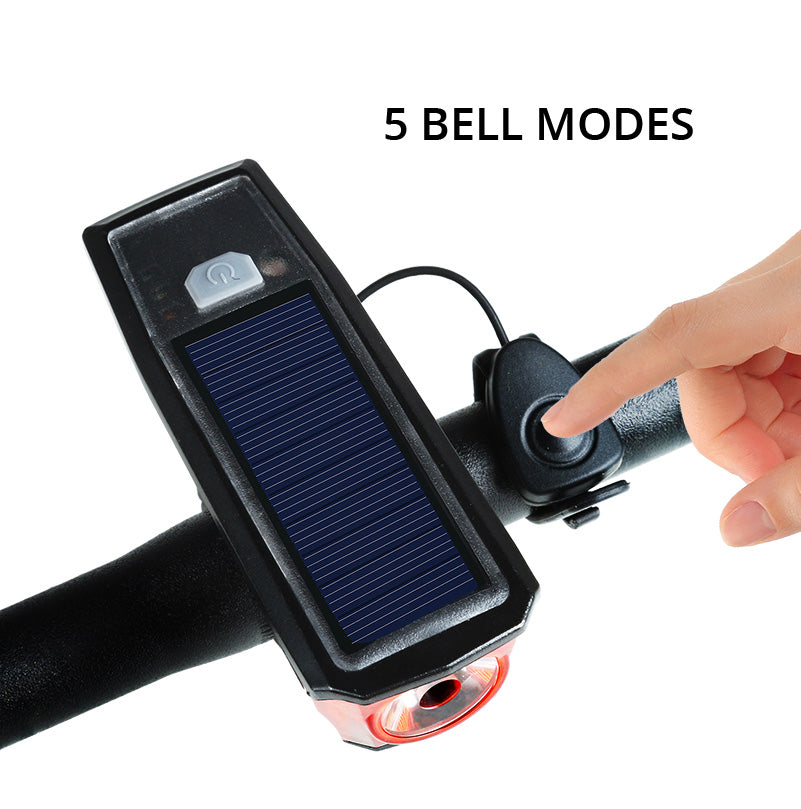 solar powered bike light