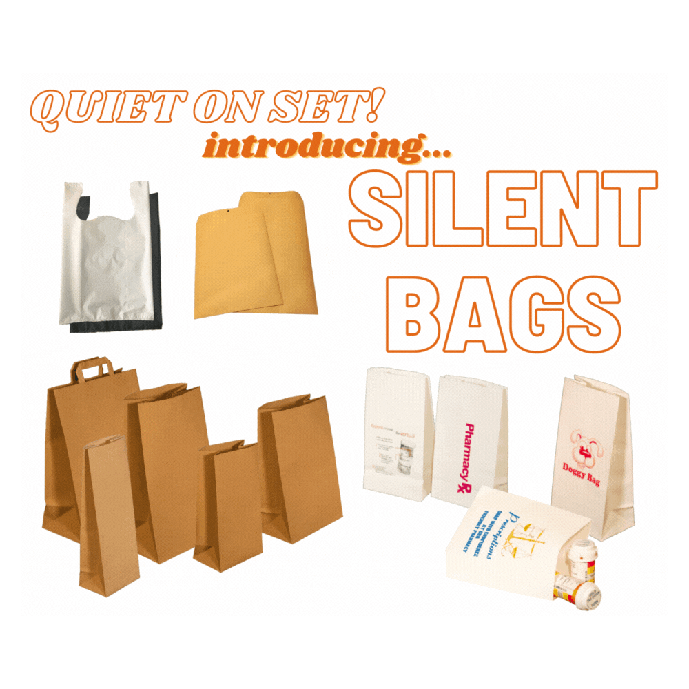 Silent Bags eliminate sound disruptions in live theater productions and helping film & television productions stay on schedule and under budget