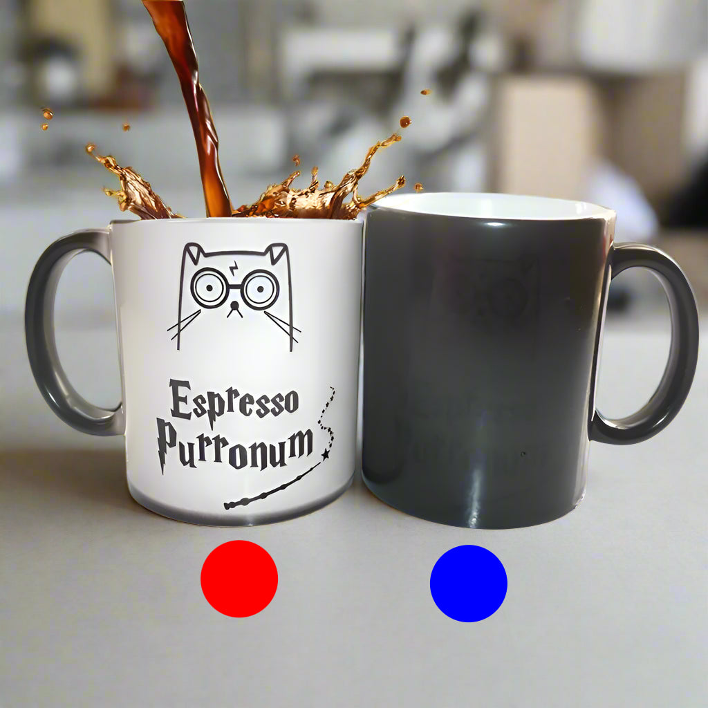 Espresso Purronum Magic Reveal Mug