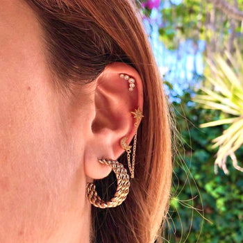 famous ear piercing earrings