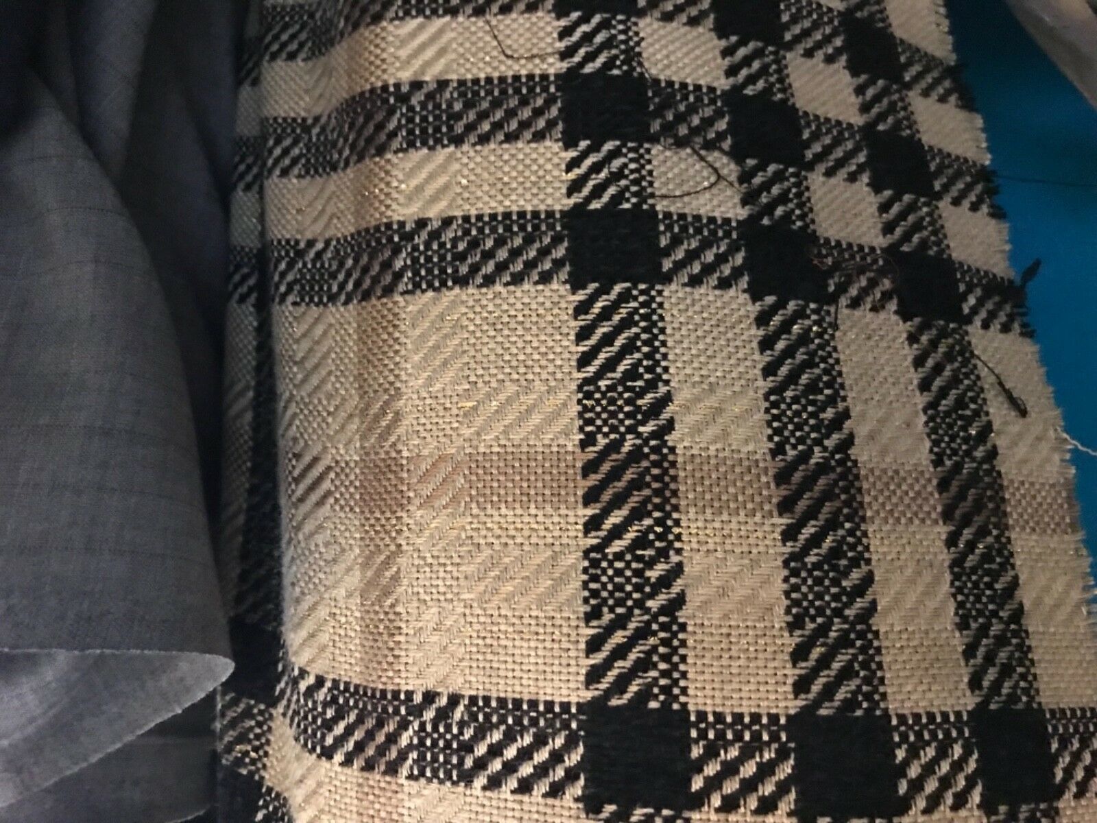 Prince Nolan Designer Imported Italian Wool Plaid Tartan Woven Brown ...