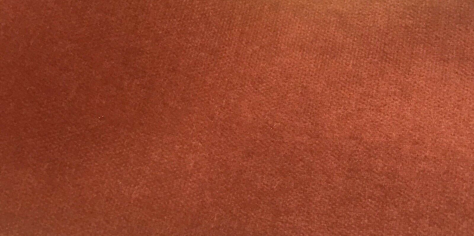 New Designer Soft Velvet Upholstery Fabric Cinnamon Brown By The