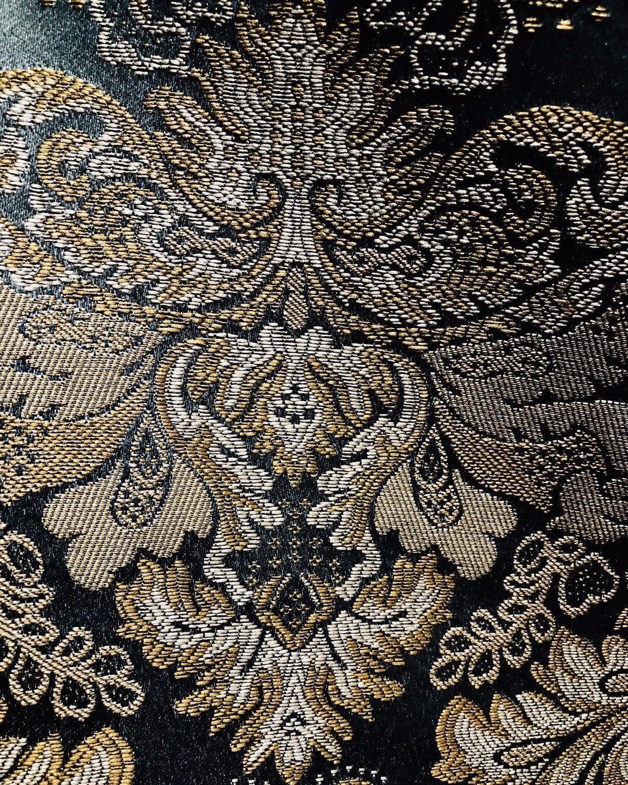 victorian brocade fabric texture