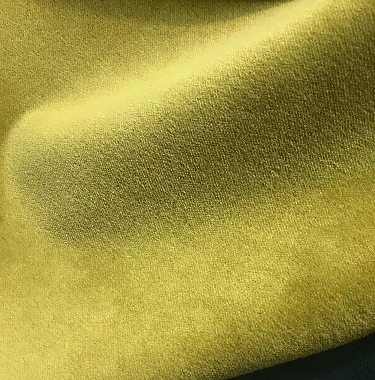 NEW! Designer Velvet Upholstery Fabric Mustard Yellow Ochre BTY